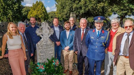 Portlaoise hero is honoured in Glasnevin