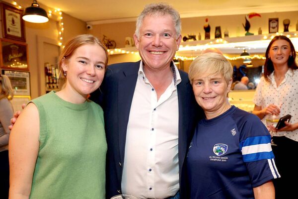 Grace Queally, Ivor Queally (team manger) and Margaret Brennan Photo: Paul Dargan Grace Queally, Ivor Queally (team manger) and Margaret Brennan Photo: Paul Dargan