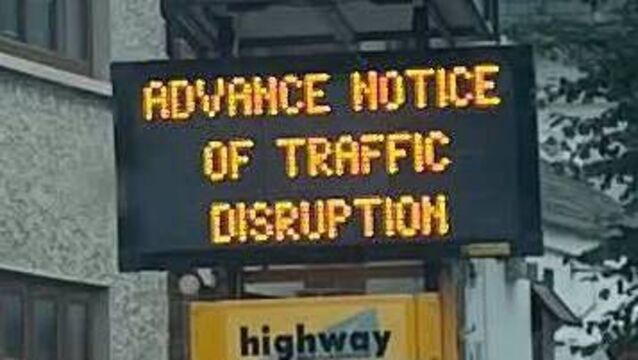 <p>The works will be carried out from 5 October until 12 November</p>