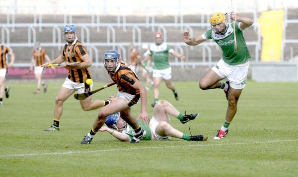 James Cuddy (Camross) turning to chase this sliotar on Sunday 	Photo: Denis Byrne