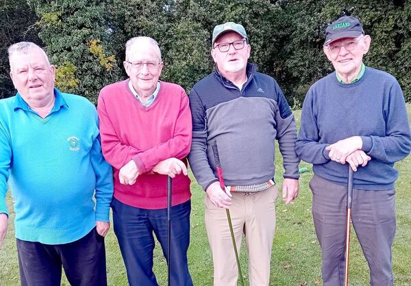 Gerry Kavanagh, Captain Frank Scott, Sean Kelly and Peter Bergin