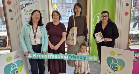 Campaign encourages Laois businesses to become more breastfeeding friendly Campaign encourages Laois businesses to become more breastfeeding friendly