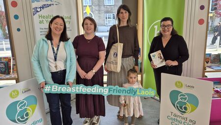 Campaign encourages Laois businesses to become more breastfeeding friendly