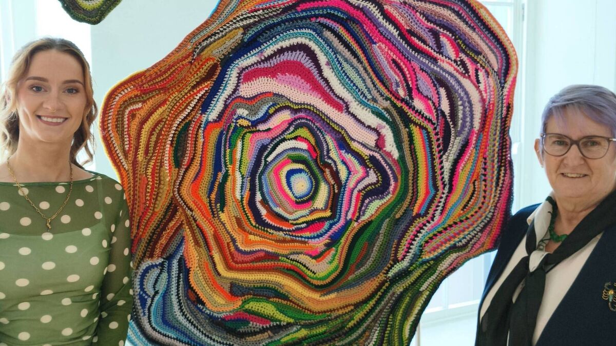 Mother and daughter stitched up at Mountmellick library