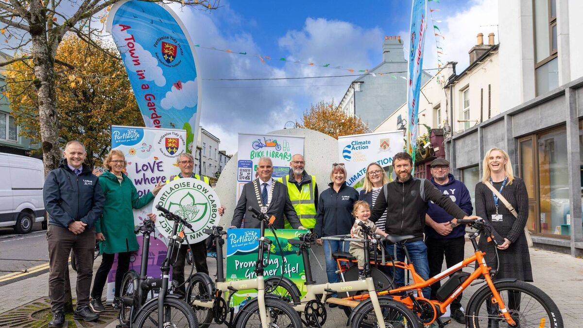 On yer bikes to Portlaoise library
