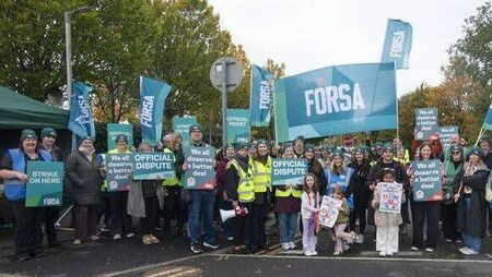 Huge turnout in Laois for public sector strikes