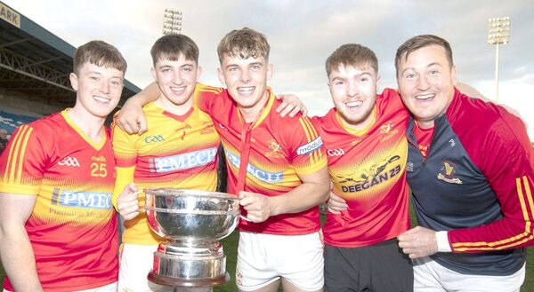 In flying form were Liam Kirby, Bobby Murphy, Eoghan Murphy, Conor Dunne and Pat Walsh 