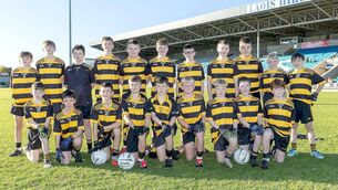 <p>The Heath who played Emo NS in the Cumann na mBunscol Football Finals in Laois Hire O'Moore Park 	Photo: Julie Harvey</p>