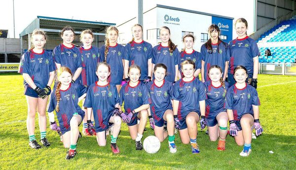 Gaelscoil Phortlaoise who played St Colman's NS Stradbally in the Cumann na mBunscol Football Finals in Laois Hire O'Moore Park Photo: Alf Harvey Gaelscoil Phortlaoise who played St Colman's NS Stradbally in the Cumann na mBunscol Football Finals in Laois Hire O'Moore Park Photo: Alf Harvey
