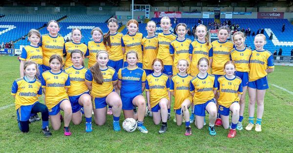 Ballyadams NS who played St Abban's NS Killeen in the Cumann na mBunscol Football Finals in Laois Hire O'Moore Park Photo: Alf Harvey Ballyadams NS who played St Abban's NS Killeen in the Cumann na mBunscol Football Finals in Laois Hire O'Moore Park Photo: Alf Harvey