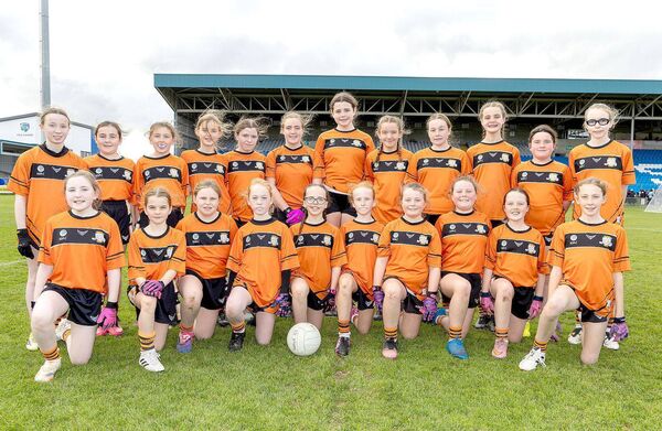 Paddock NS who played Shanahoe NS in the Cumann na mBunscol Football Finals in Laois Hire O'Moore Park Photo: Julie Harvey. Paddock NS who played Shanahoe NS in the Cumann na mBunscol Football Finals in Laois Hire O'Moore Park Photo: Julie Harvey.